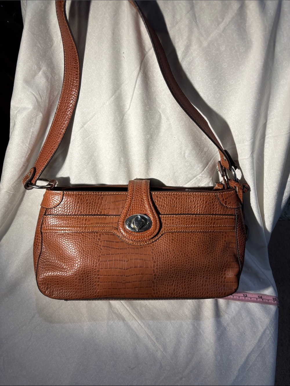 Etienne Aigner Embossed Leather Purse